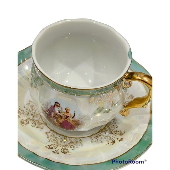 Vintage Elegant Royal Teaset Tea Set Coffee Set 1960s Lusterware - Picture 9 of 12